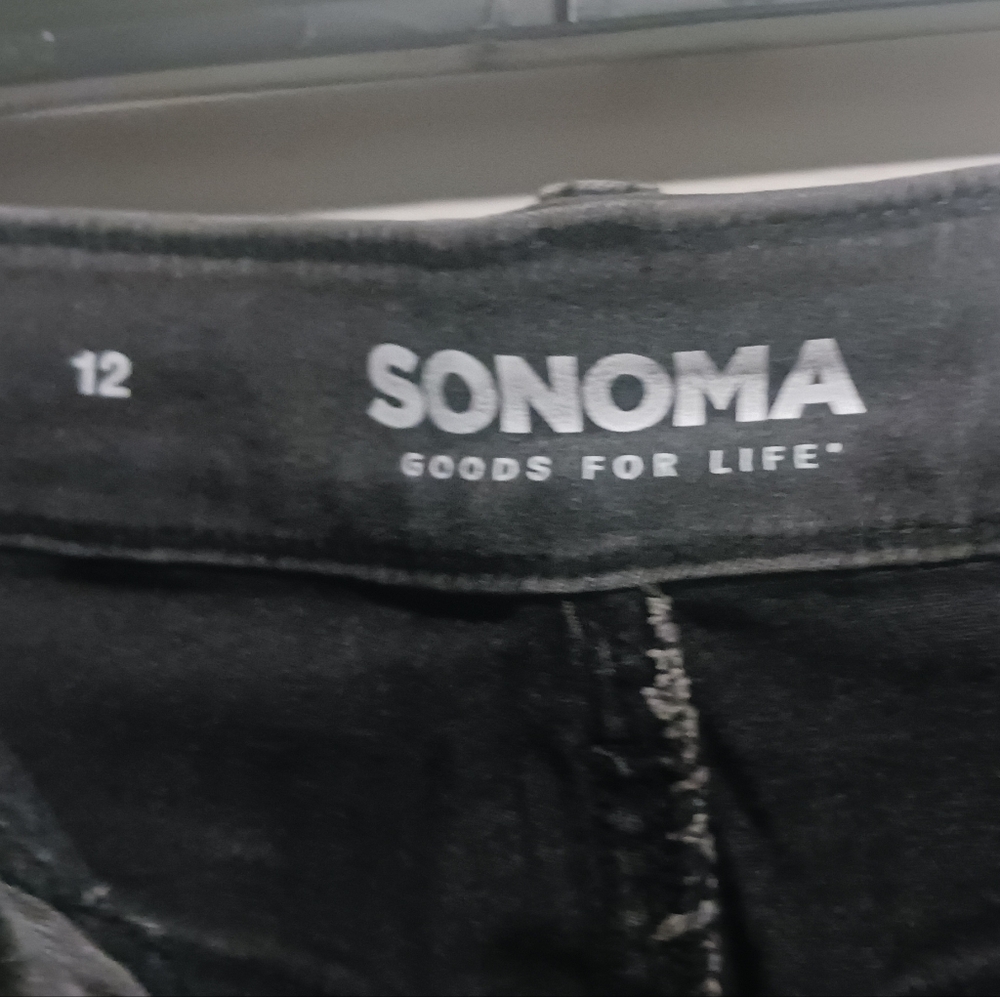 NWT Sonoma Women's High Waist Shorts - Black - Picture 4 of 6